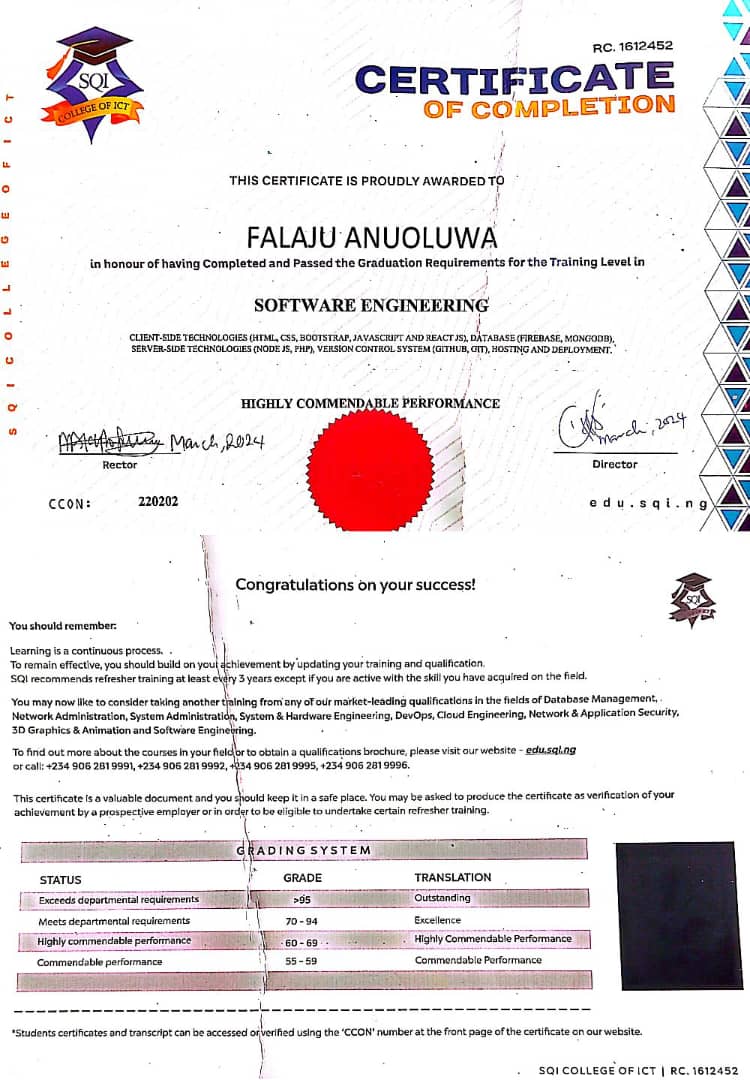 SQI Certification Thumbnail